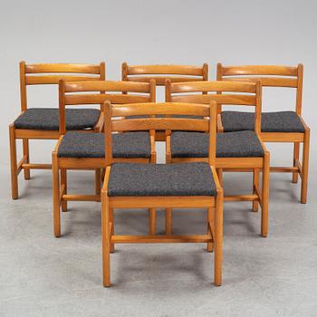 Børge Mogensen, "Asserbo", stolar, 6 st, furu, Karl Andersson och Söner, 1900-talets andra hälft.