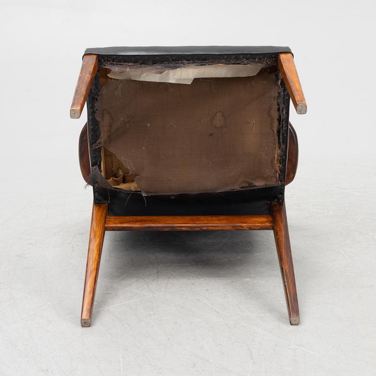 Axel Larsson, a model "1208" armchair, Svenska Möbelfabrikerna Bodafors, Sweden, 1930's/40's.