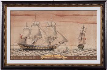 Christian Carl Tronier, 163. Christian Carl Tronier (1800-tal), Ostindiefararen "Kongen av Dannemark".