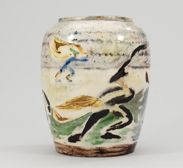 A Gunnar Theander earthenware vase, 1919.