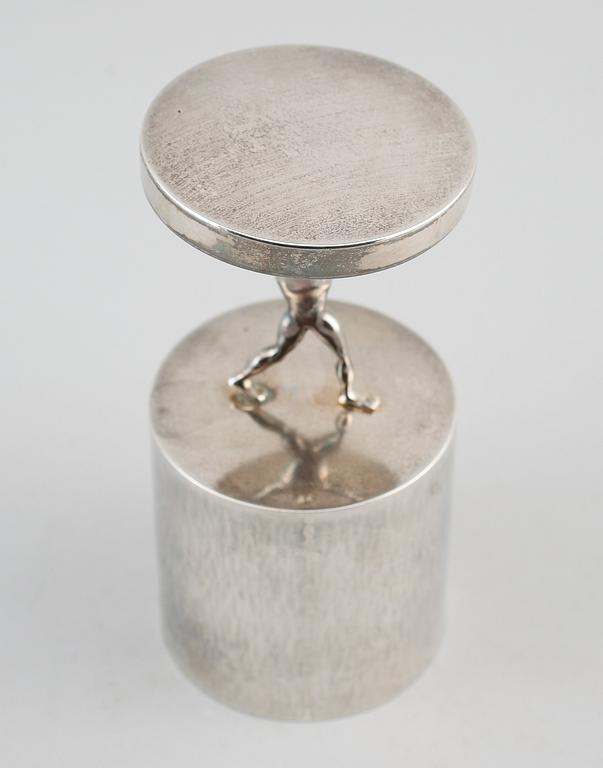 SKULPTUR, silver, Olle Ohlsson, Stockholm 1992. Vikt ca 431 g.