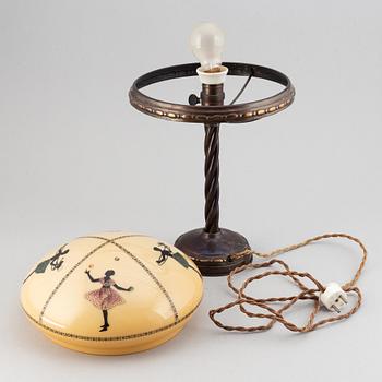a 1920's table lamp.