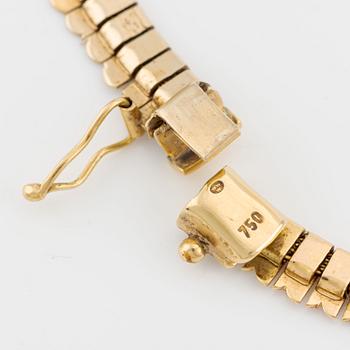 Collier 18K guld i tre färger.