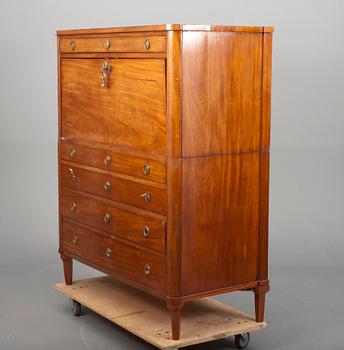 KIRJOITUSLIPASTO, Gottlieb Iwerssons-tyylinen myöhäiskustavilainen tukholmalaistyö. 1800-luvun alku.