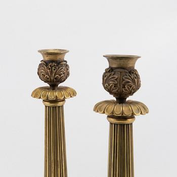 Candelabra a pair, France first part of the 19th century, Empire.