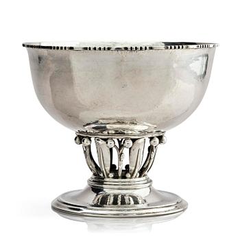 503. Georg Jensen, a silver centrepiece bowl, model '19', Copenhagen ca 1919-21, Swedish import marks GABF.