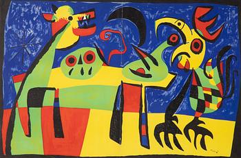 Joan Miró, "Le Chien Aboyant A La Lune".