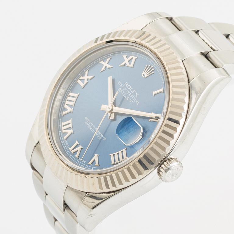 Rolex, Oyster Perpetual, Datejust II, armbandsur, 41 mm.