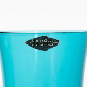 Kaj Franck,  18 model 1725 "Trumpetti" drinking glasses Nuutajärvi Notsjö, Finland. 1958-63.