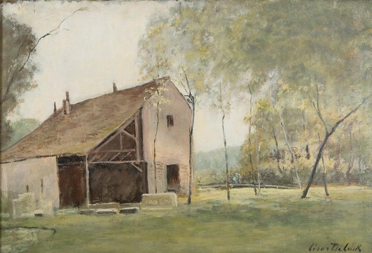 Ceasar De Cock, 'The Old Mill at Feule'.