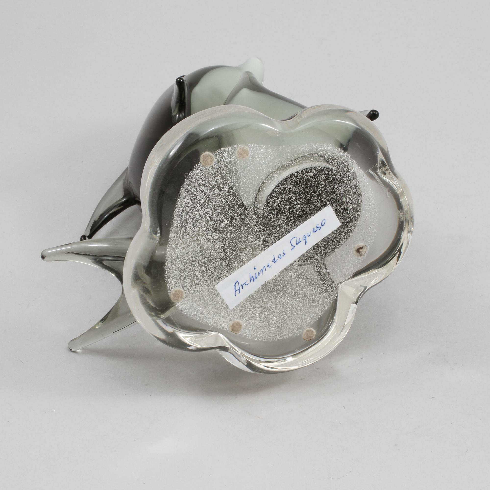 FIGURIN, glas, Archimede Seguso, Murano, 1900-talets andra hälft.