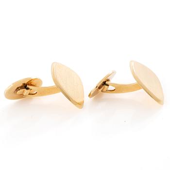 A pair of 18K gold cufflinks, Stockholm, 1962.