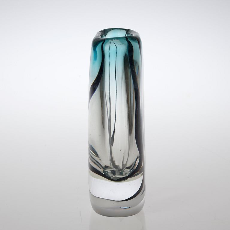 A Vicke Lindstrand glass vase, 'Winter', Kosta, Sweden 1950's.