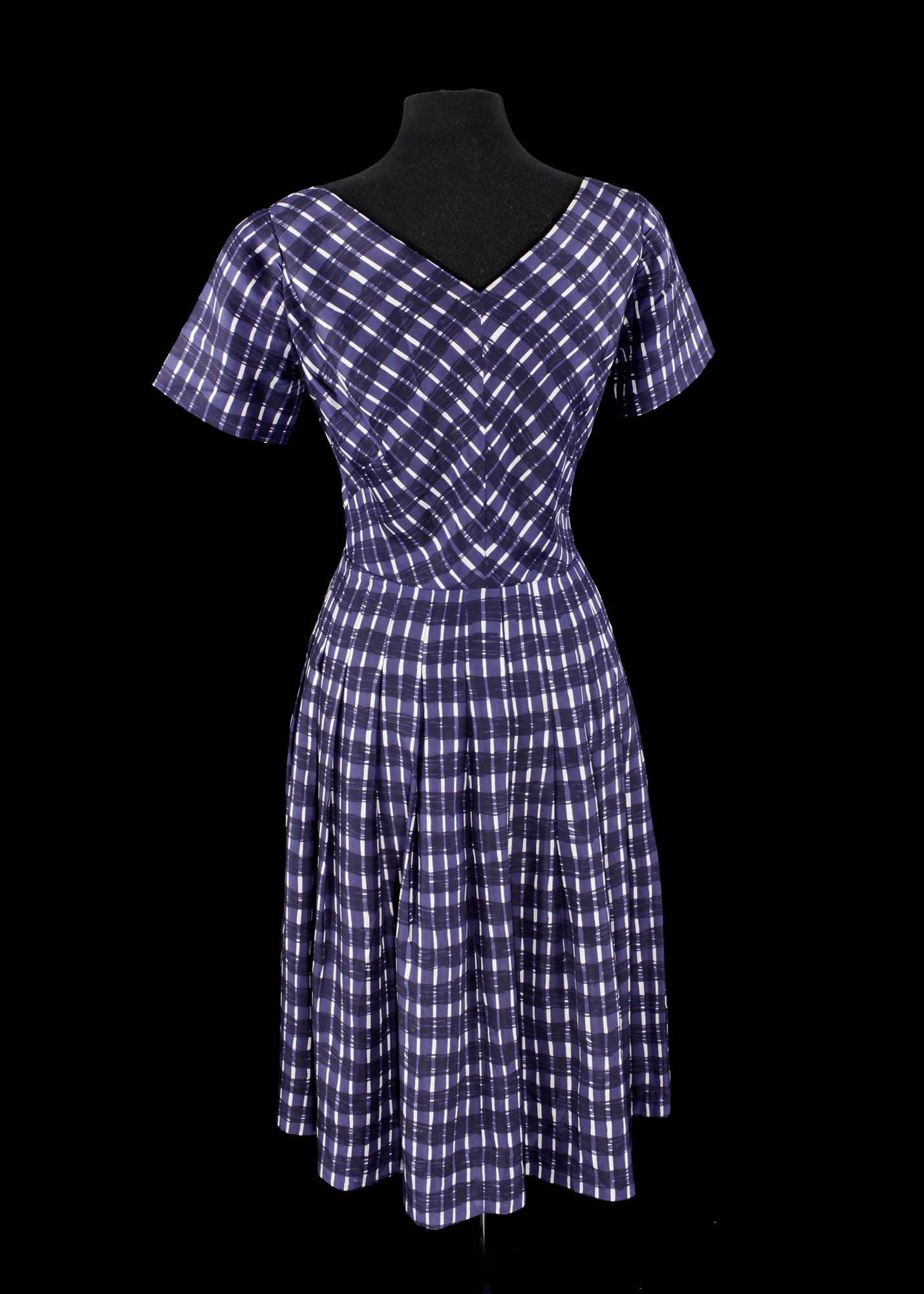 MÄRTHASKOLAN, klänning samt jacka, 1950/60-tal.