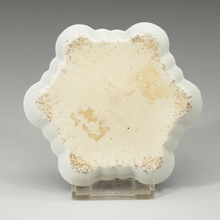 A European subject spoon tray, Qing dynasty, Qianlong (1736-95).