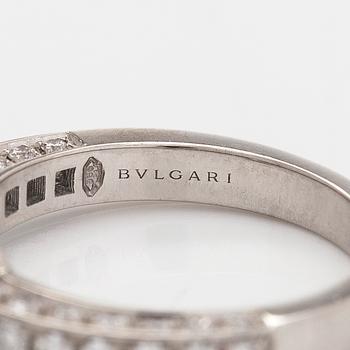 Bulgari, sormus, "Dedicata a Venezia", platinaa ja briljanttihiottuja timantteja. Mukana sertifikaatti ja GIA-dossier.