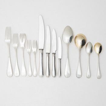 Bestickuppsättning, 80 delar, silver, Tyskland, 1900-tal.