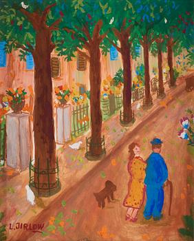 Lennart Jirlow, "Promenad i eftermiddagssolen".