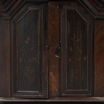 A cabinet, dated 1817.