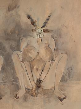 Louis Cane, oil on canvas, signed and dated 1981 verso.