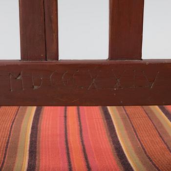 Four chairs, Sweden, 19th century.