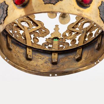 A wedding crown, FA Eneroth Stockholm 1855.