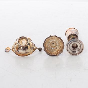 "The Swedish silver treasure", 10 miniatures, silver, GAB, Eskilstuna 1980-1983.
