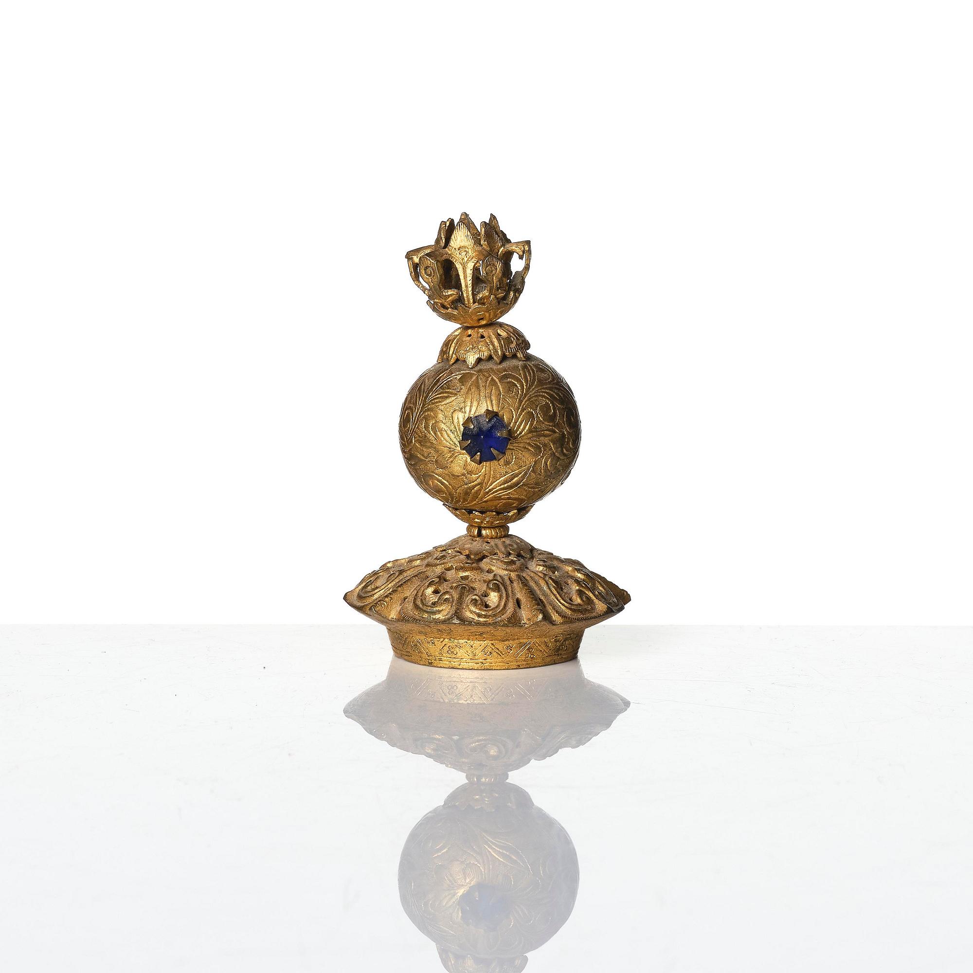 A group of 16 gilt-metal mandarin insignias, Qing dynasty, 19th century.