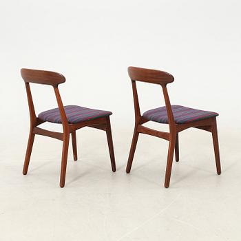 Chairs, a pair, mid-20th century, Denmark.