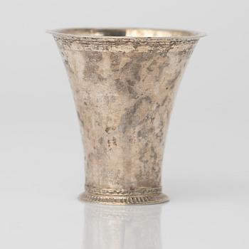 Cup, silver 18th century.