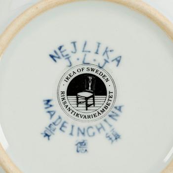 MATSERVIS, 37+1 delar, porslin, "Nejlika", IKEA, 1700-talsserien, 1990-tal.
