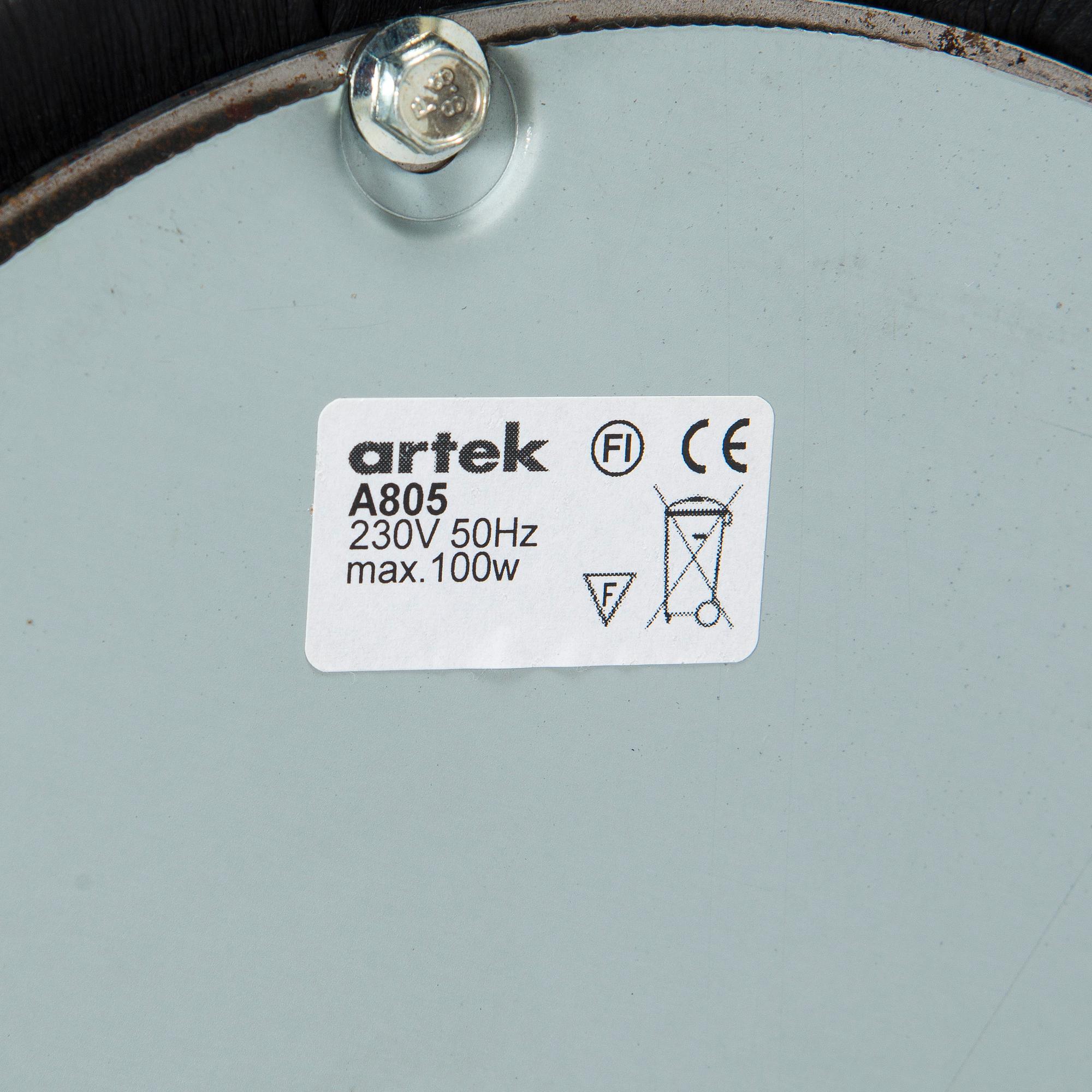 Alvar Aalto, A 2000s 'Angel Wing' floor lamp, model A 805, Artek.