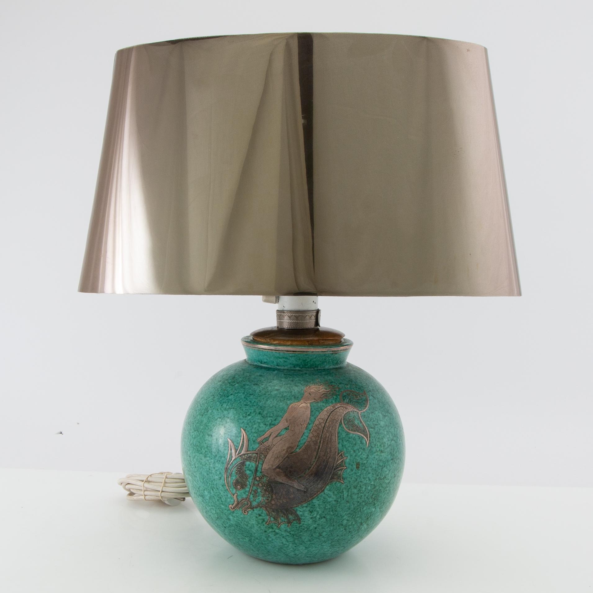 Wilhelm Kåge, bordslampa, "Argenta", Gustavsberg.