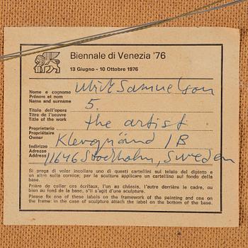 Ulrik Samuelson, ”del ur Totem, nr 5”.