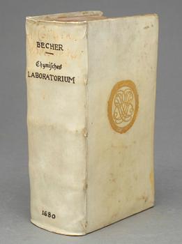 JOACHIM BECHER, Chymisches Laboratorium oder Unter- erdische Naturkündigung..., Frankfurt 1680.