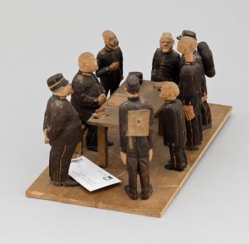 AXEL ERICSSON, träskulptur, 1900-tal.