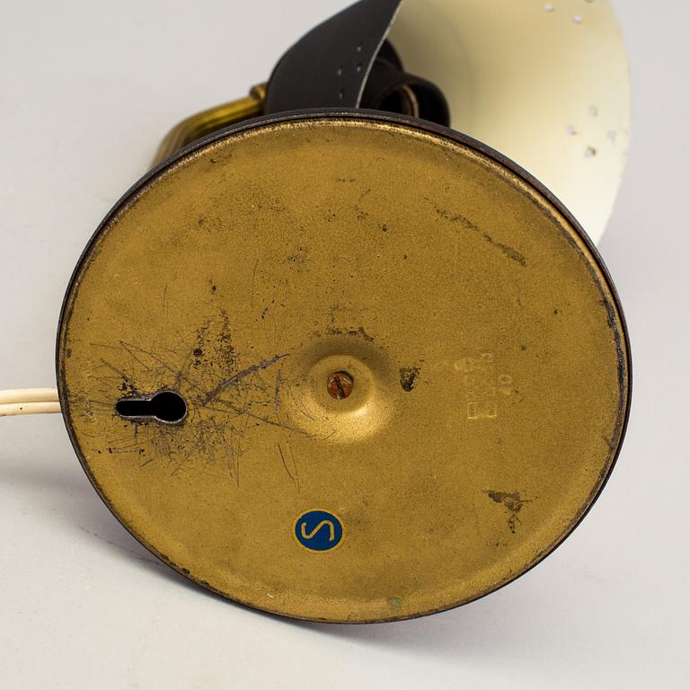 BORDSLAMPOR/VÄGGLAMPOR, ett par, Eric Wärnå, EWÅ, Värnamo, 1950-/60-tal.