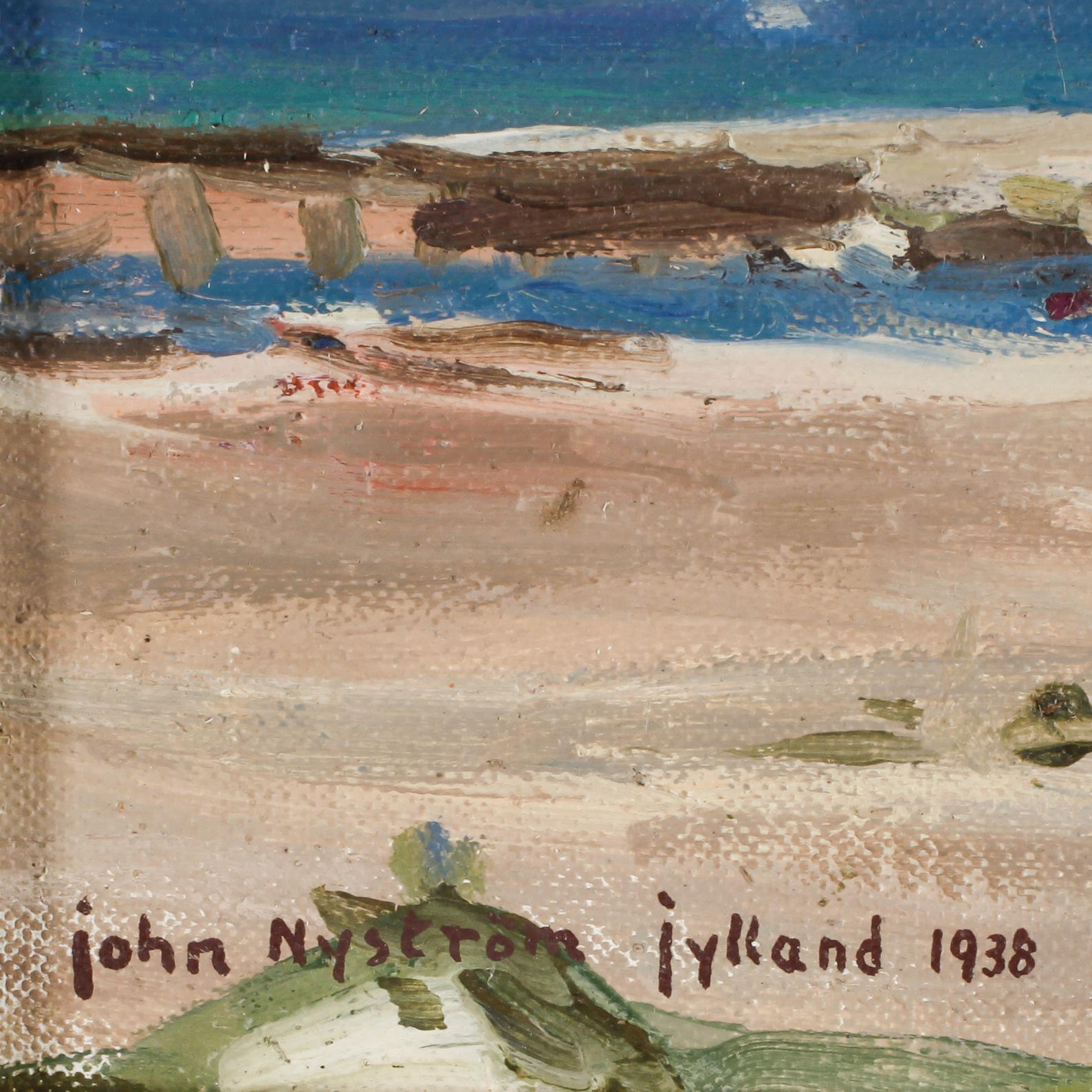 JOHN NYSTRÖM, signerad och daterad Jylland 1938.