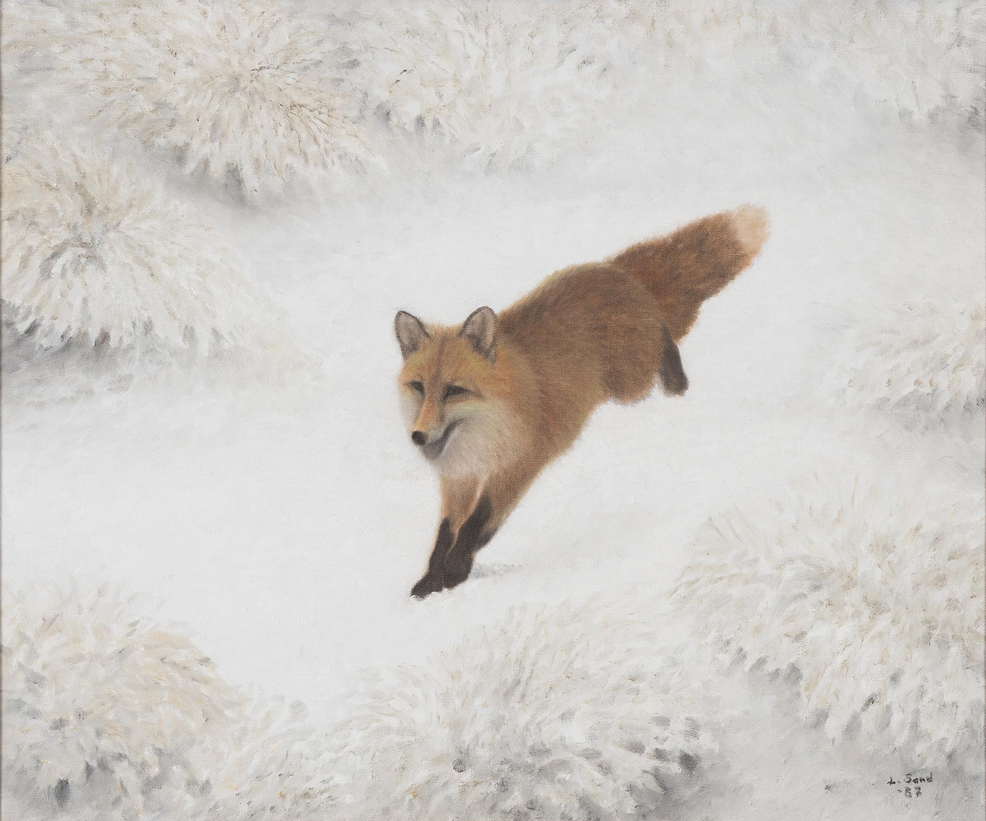 Lennart Sand, oil on canvas, signed and dated -87.