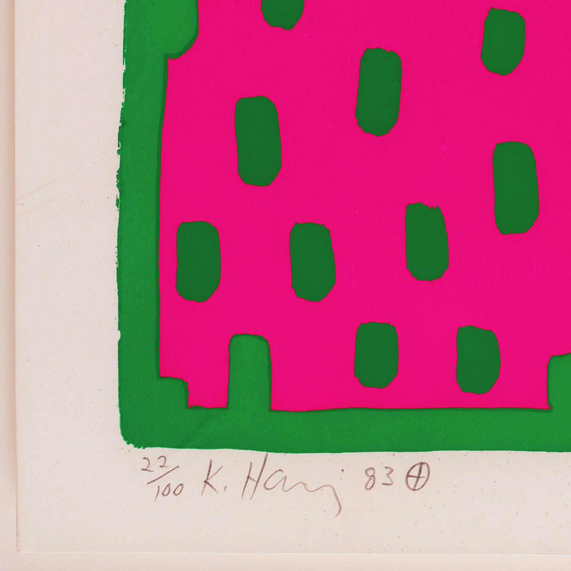 Keith Haring, ”The Fertility Suite: one plate”.