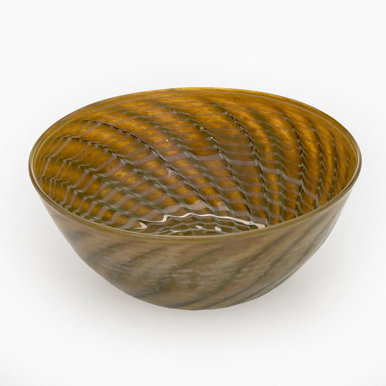 Oiva Toikka, Bowl, Pro Arte series. Signed Oiva Toikka Nuutajärvi Notsjö, 92/100, Stockmann 125.