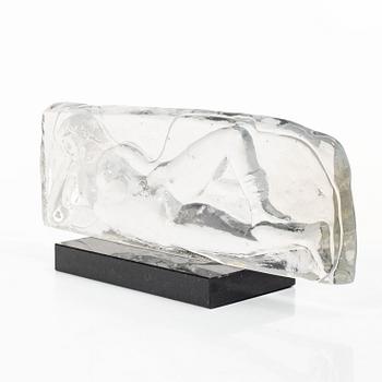 Erik Höglund, Sculpture, glass, signed and numbered 23/100.