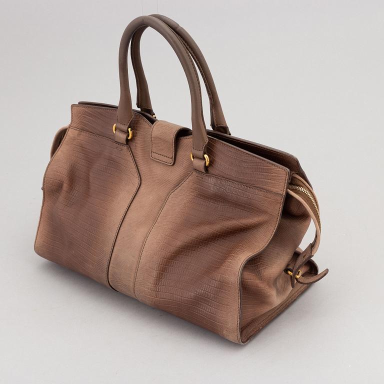 Yves Saint Laurent, an embossed leather 'Medium Cabas Chyc Bag'.