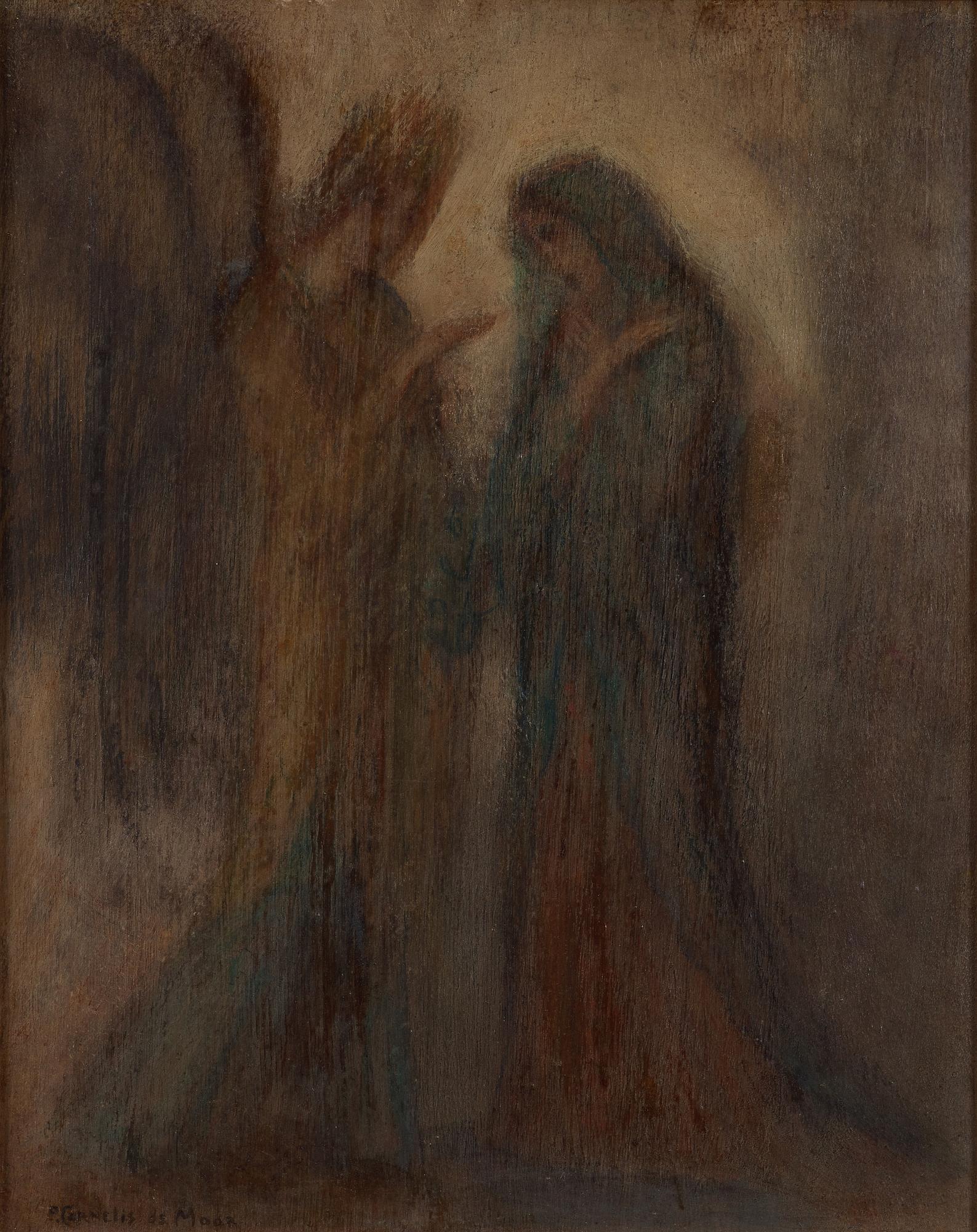 PIETER CORNELIS DE MOOR, oil on panel, signed.