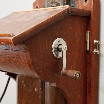 VÄGGTELEFON, 1900-talets början.