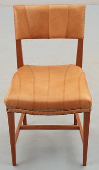 JOSEF FRANK, stol, modell 695, klädsel av JONNY JOHANSSON, Acne, för Firma Svenskt Tenn 2009.