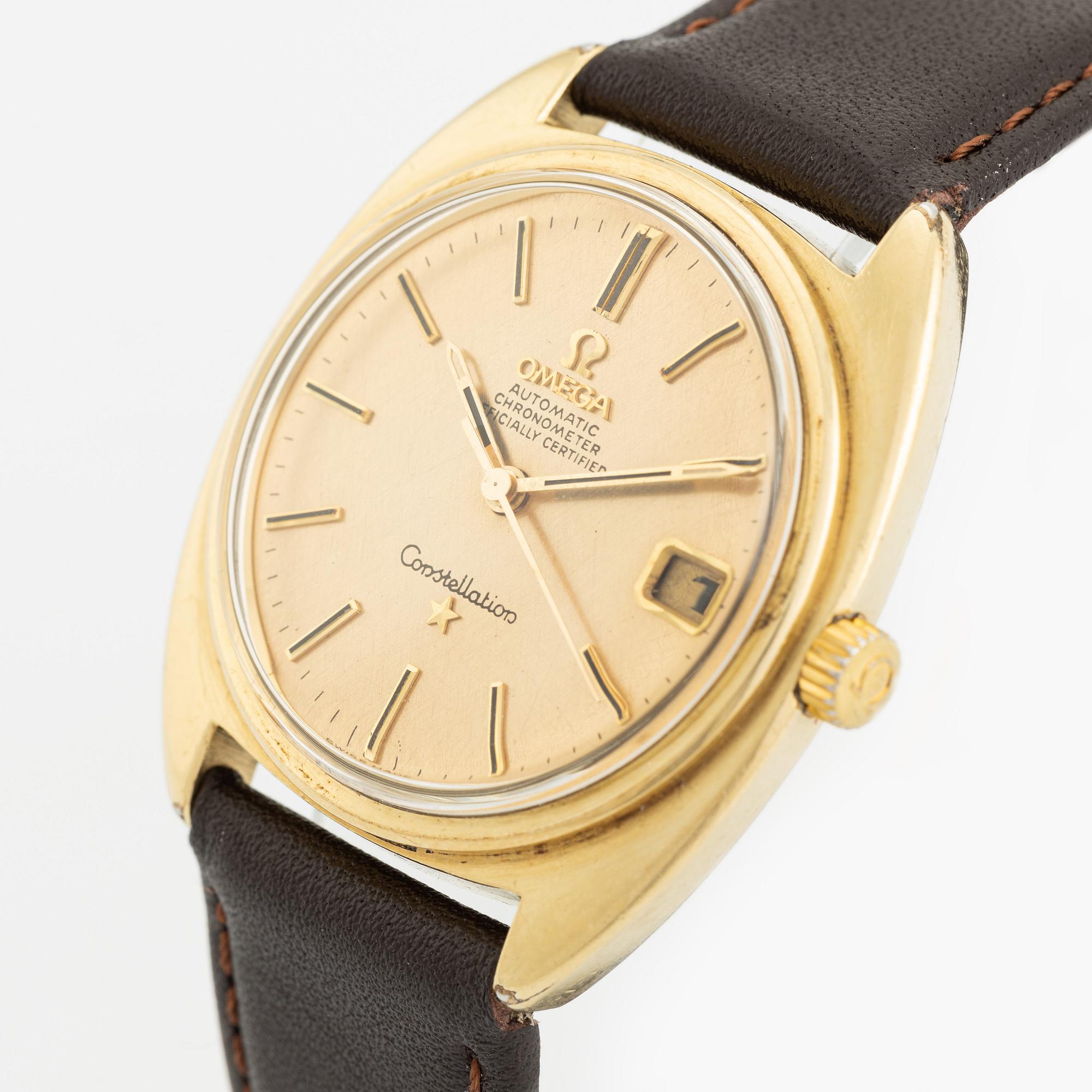 Omega, Constellation, "C", Chronometer, wristwatch, 35 mm.