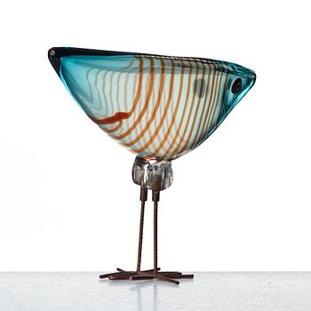 Alessandro Pianon, a "Pulcino" glass bird, Vistosi, Italy 1960's.