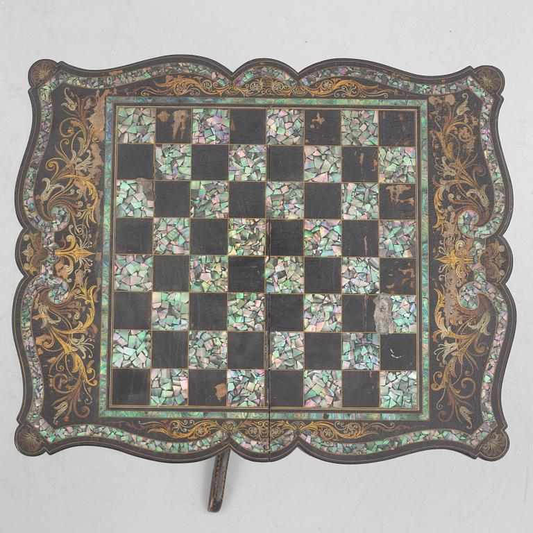 A folding table, second half of the 19th Century.