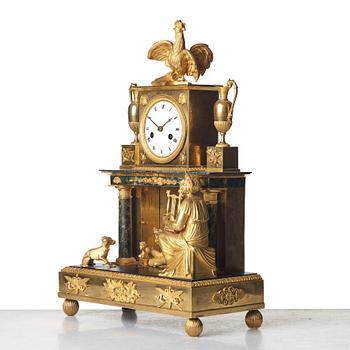 A French Empire early 18th century mantel clock.